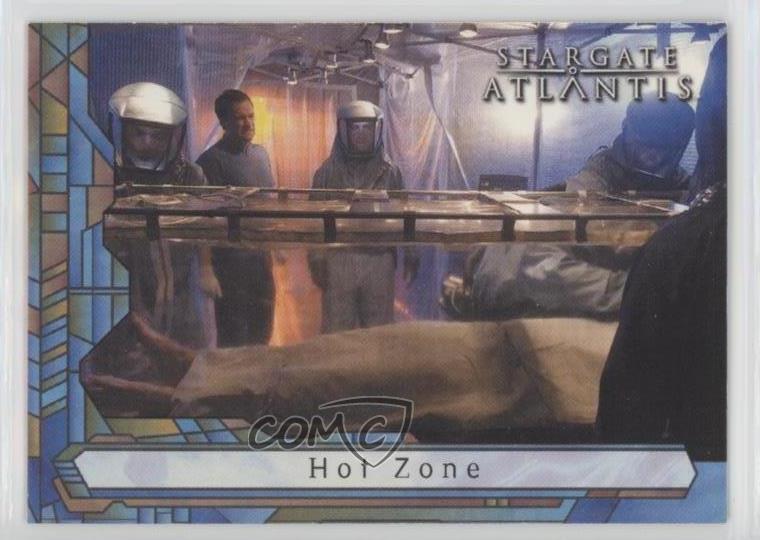 2005 Stargate: Atlantis Season 1 Hot Zone A panicked Peterson enters… #42 b6s
