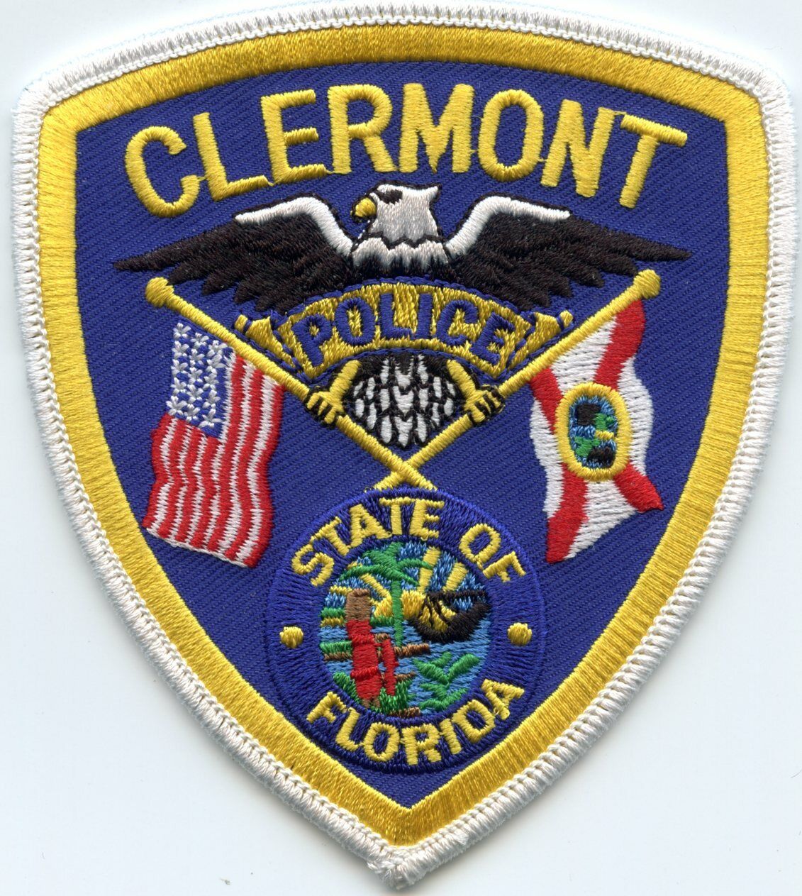 CLERMONT FLORIDA FL State Flag POLICE PATCH