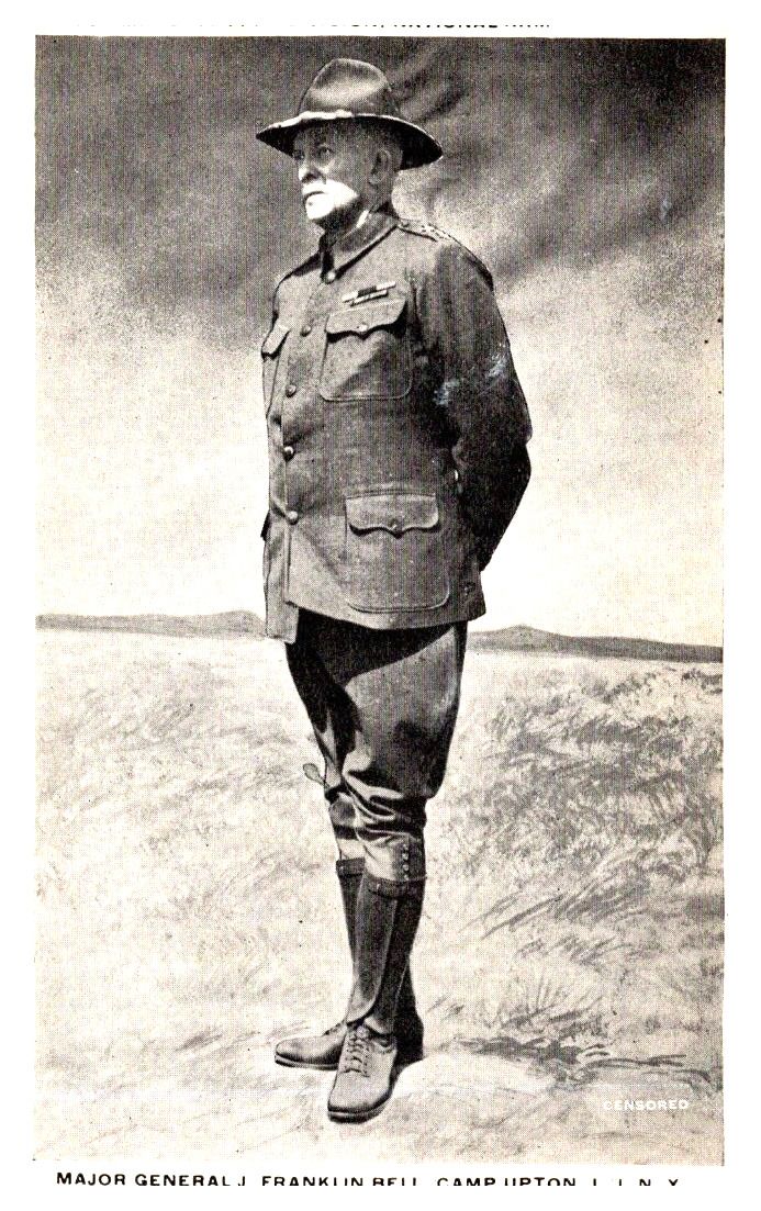 Major General J. Franklin Bell Camp Upton L.I. Commanding 77th Division Army