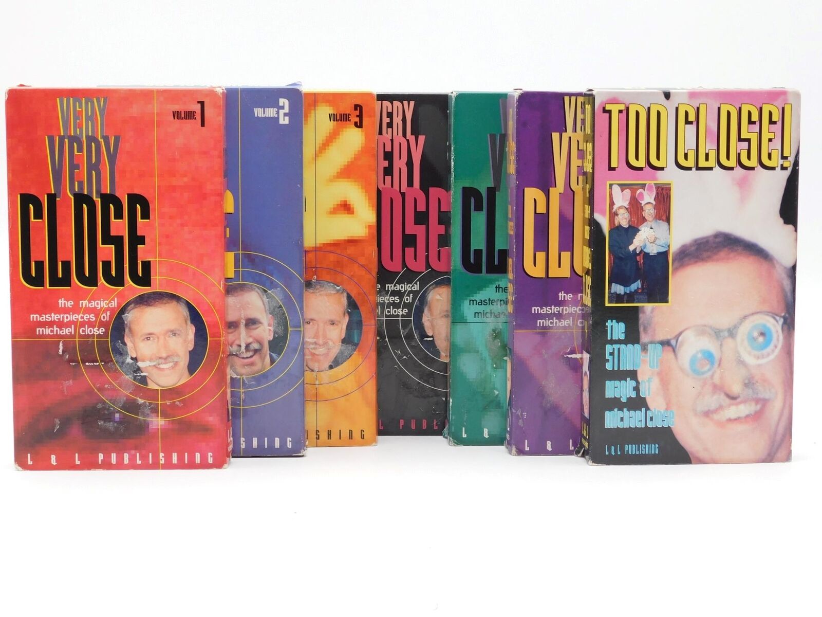 Very Very Close by Michael Close Vol 1-7 VHS Magic Trick