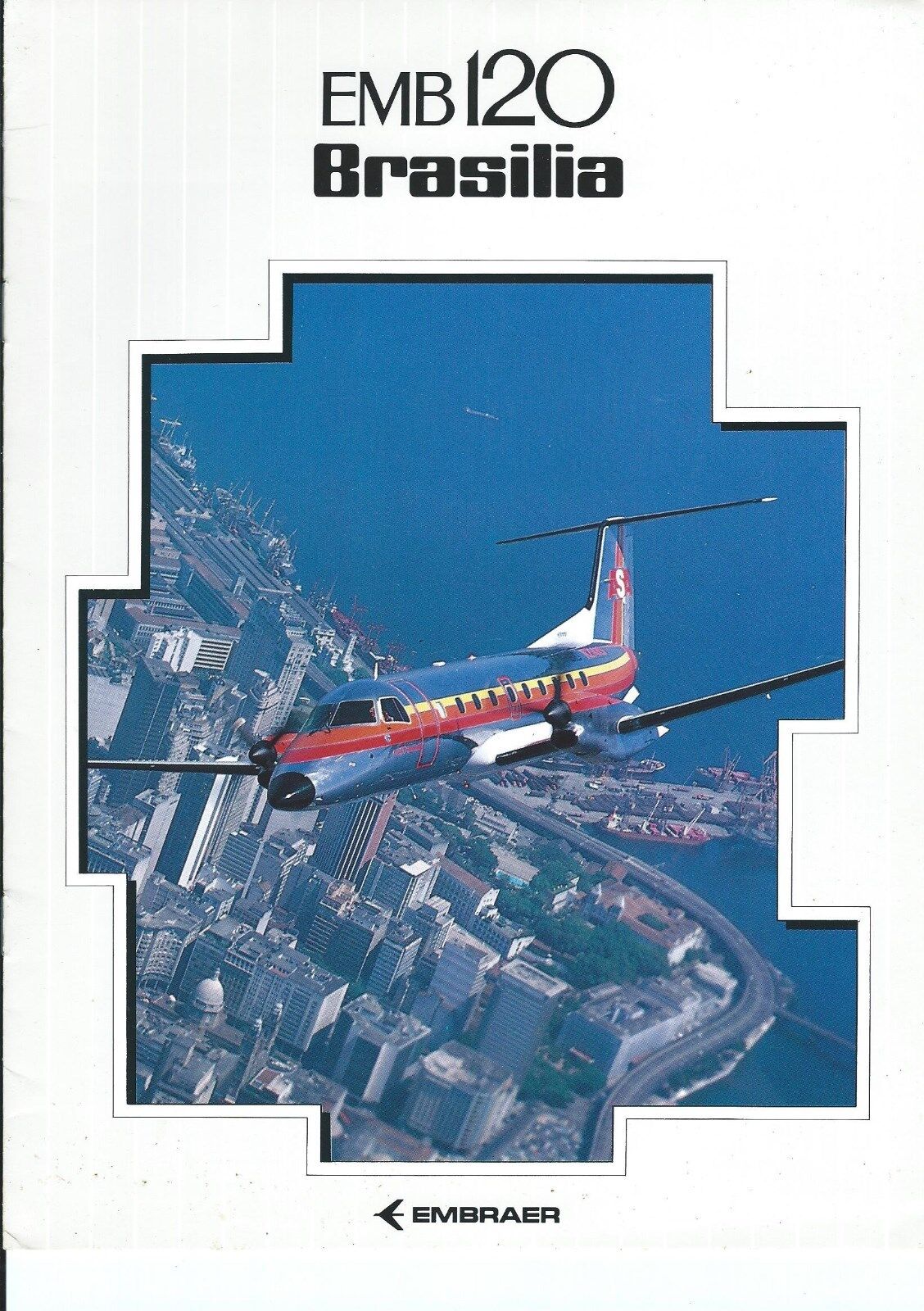 Aircraft Brochure - Embraer - EMB 120 Brasilia - ASA front cover c1986 (B525) 