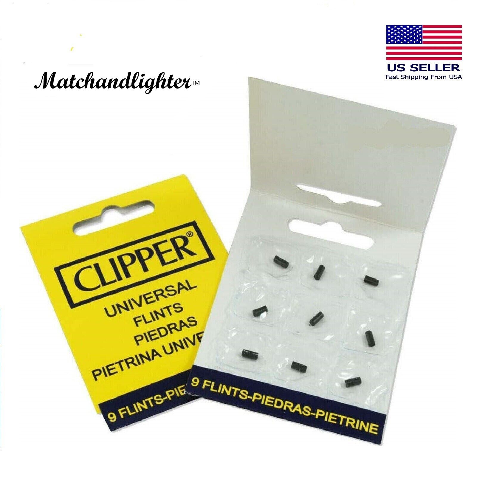 Geniune CLIPPER Replacement Lighter Flint for Clipper and Other Lighters