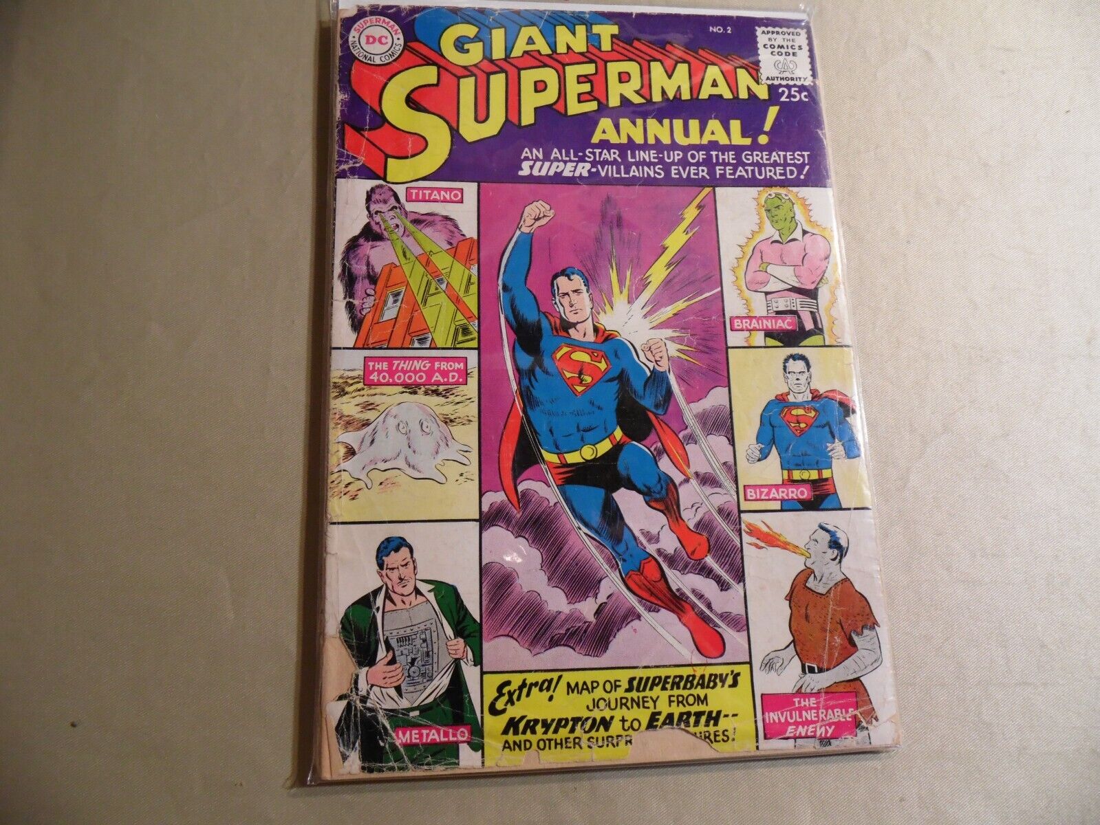 Giant Superman Annual #2 (DC Comics 1960) Free Domestic Shipping