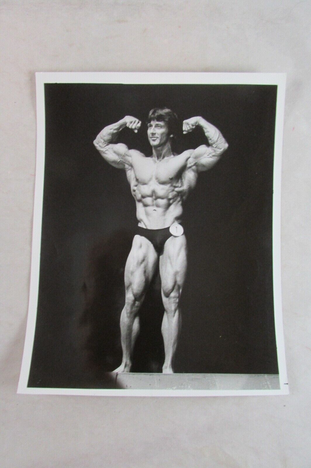 Frank Zane Bodybuilder Original 8 x 10 B/W Glossy Photo 3x Mr. Olympia  1970s