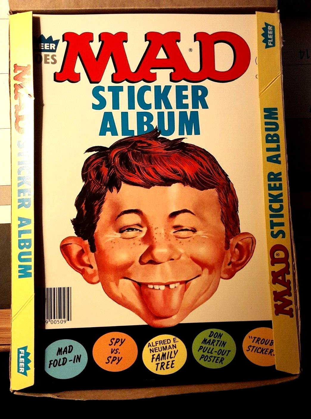 1983 Fleer Mad Magazine Sticker Album New Mint unused Alfred E Neuman