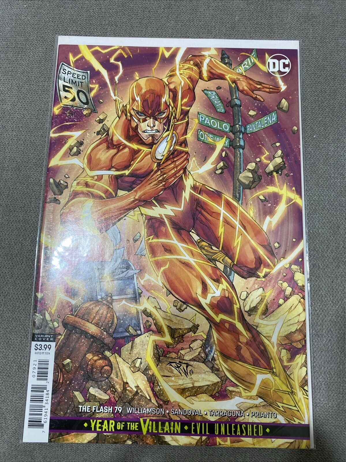 Flash #79 DC Comics 2019 Sandoval Variant Cover Year of the Villain
