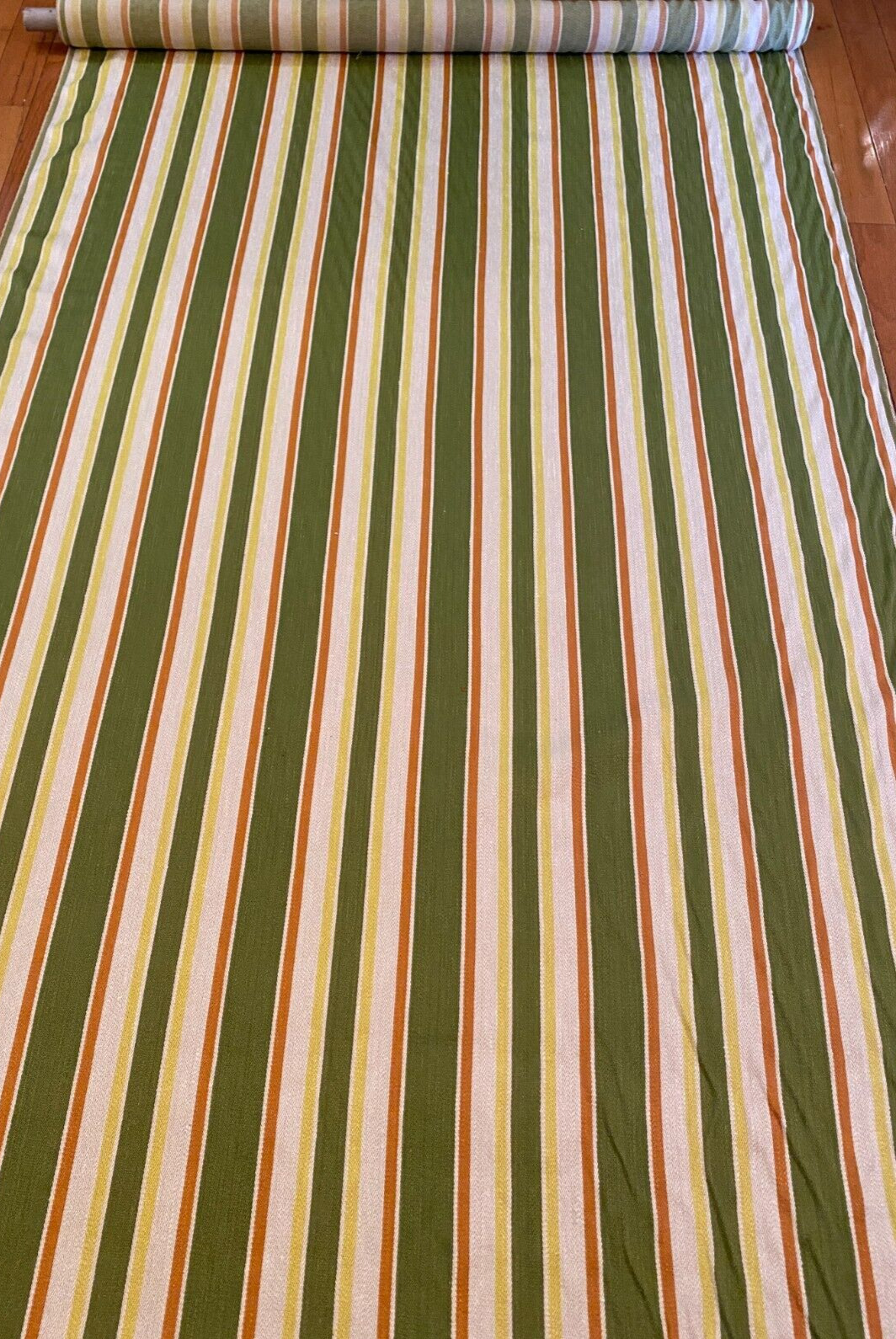 Vintage STROHEIM ROMANN Stripe FABRIC 6 Yds 50\