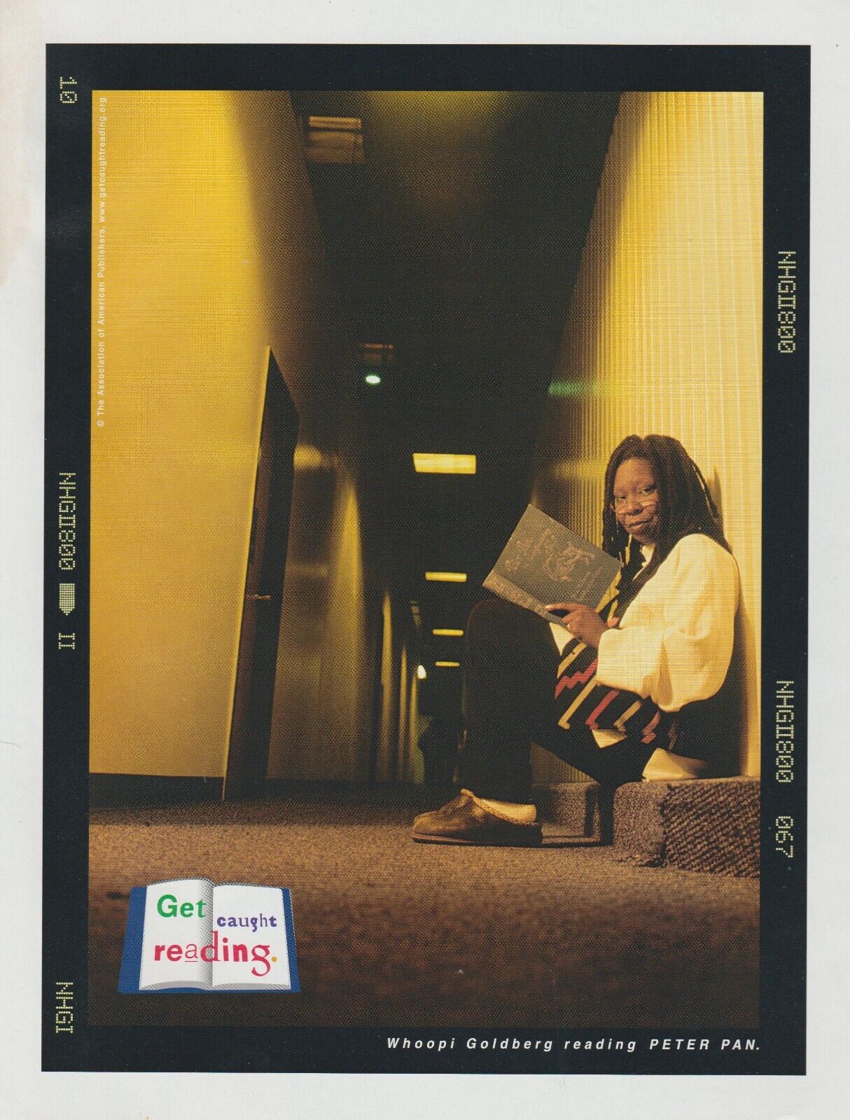 2001 The Association Of American Publishers - Whoopi Goldberg - Print Ad Photo