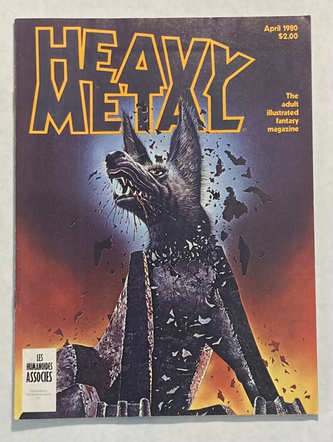 Heavy Metal Magazine #V4 #1 April 1980 Tony Roberts, Richard Corben, Moebius