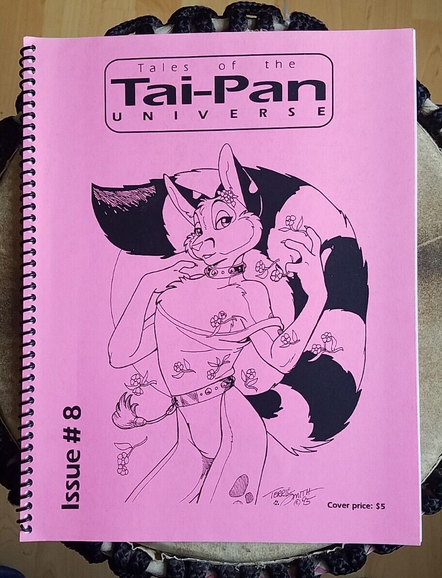The Tai-Pan Universe Issue 8. Rare Vtg. 1995 Anthropomorphic Furry Art Fanzine.