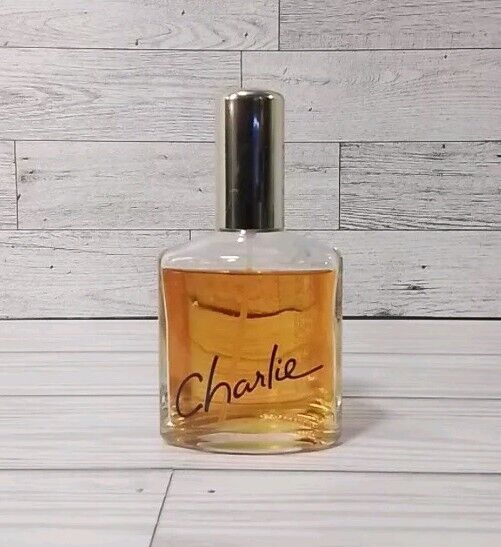 Vintage 1973 Charlie Perfume Spray Bottle 2 fl oz Original Fragrance Full