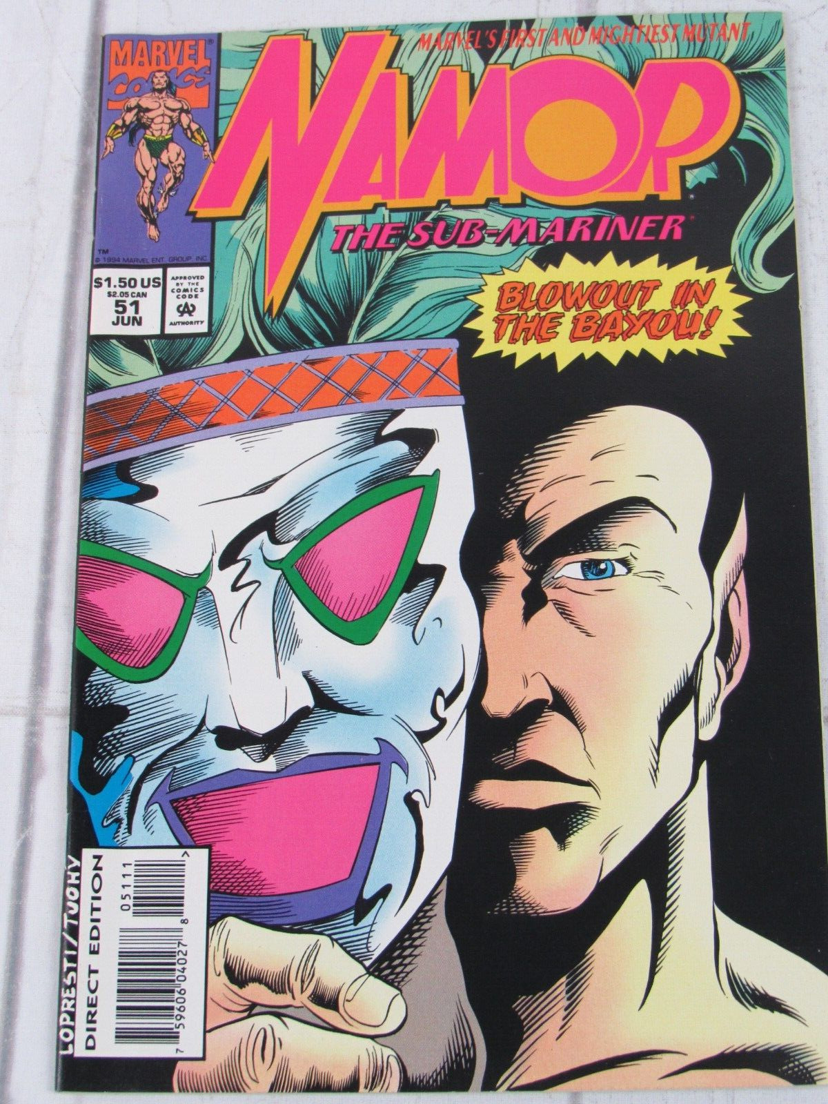Namor: The Sub-Mariner #51 June 1994 Marvel Comics