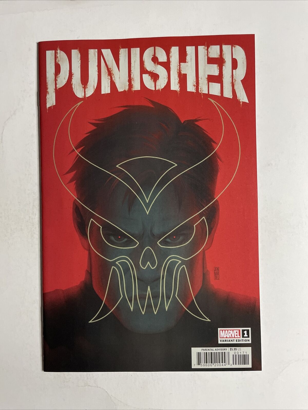 Punisher #1 (2022) 9.4 Marvel 1:50 Incentive Jen Bartel Variant Cover Rare