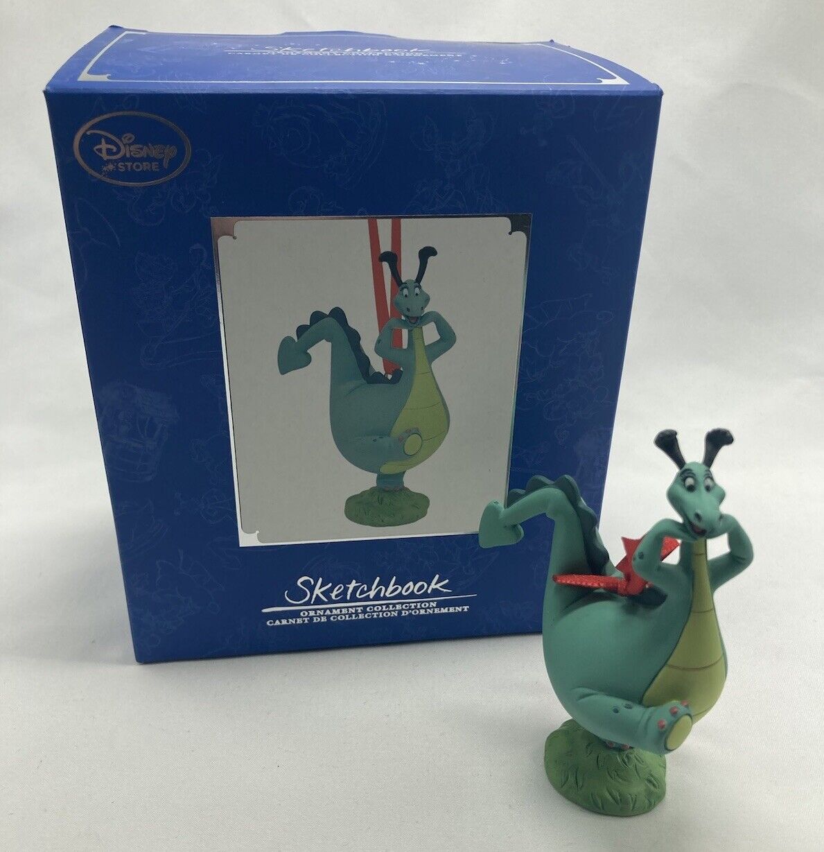 Disney Store THE RELUCTANT DRAGON Sketchbook Ornament Limited Edition Shop MIB