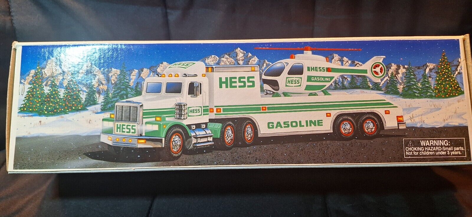 Vintage 1995 Hess Toy Truck and Helicopter New In Original Box NICE