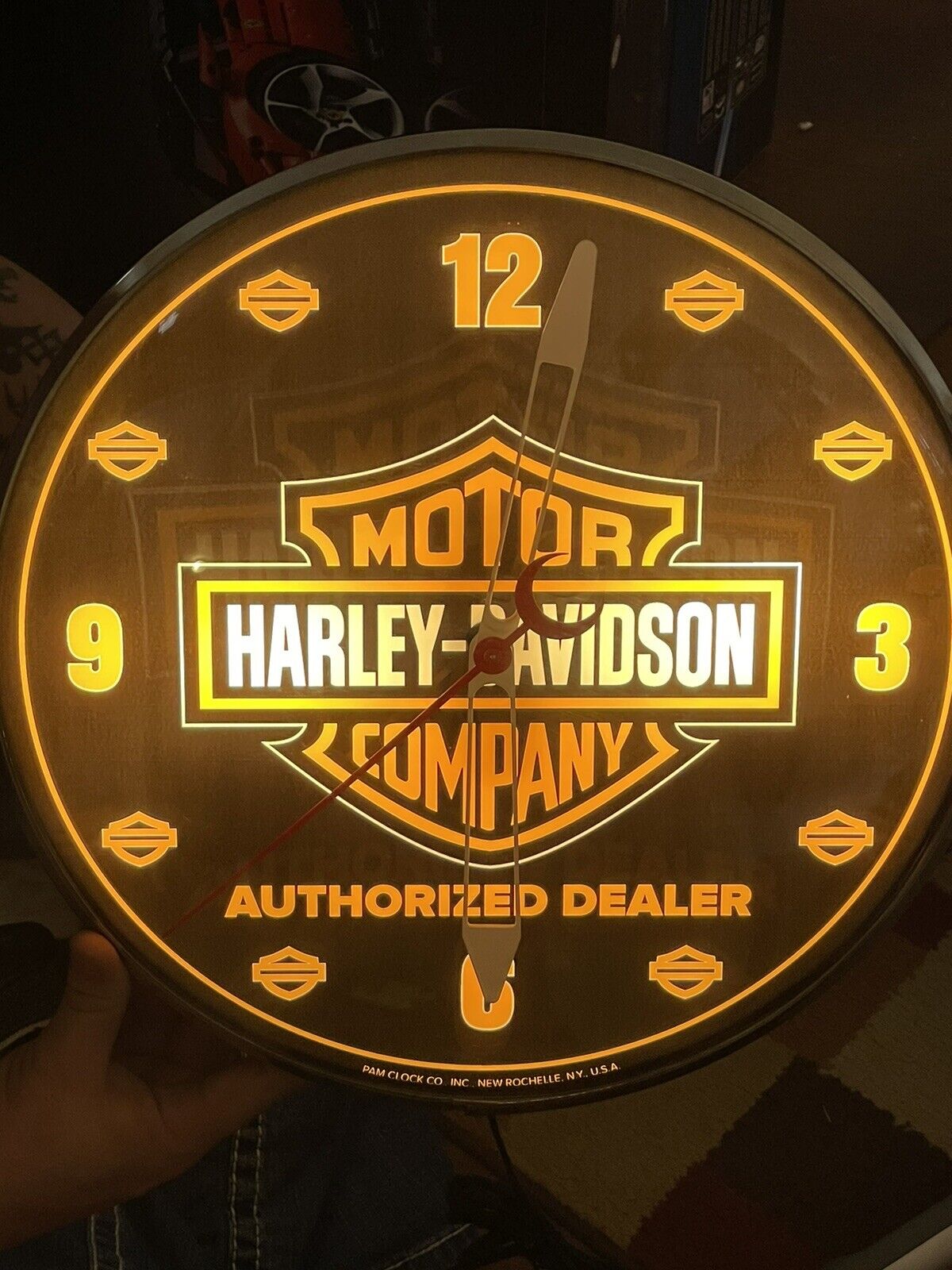 Pam Clock Harley Davidson