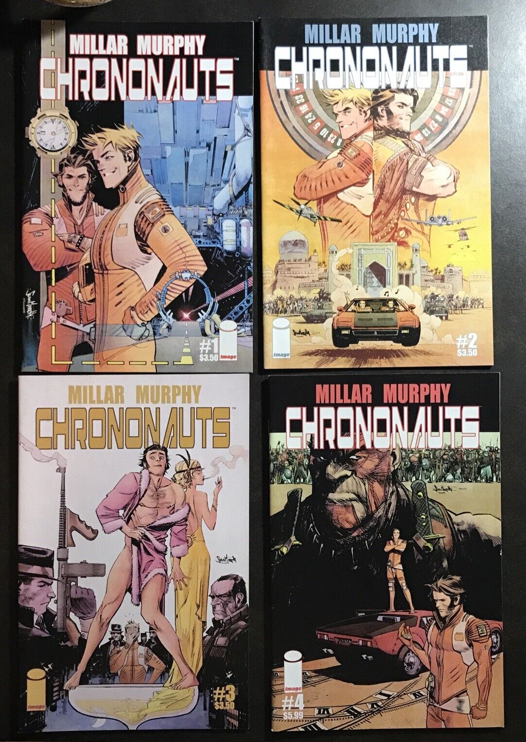 CHRONONAUTS 1 2 3 4 (2015) Image Comics Complete Series Mark Millar Sean Murphy