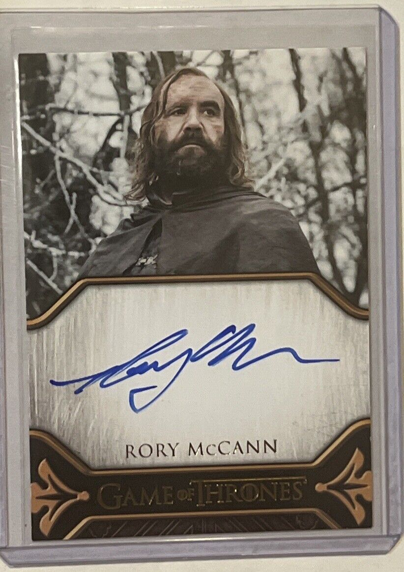 2023 Game of Thrones Art & Images Rory McCann Autograph Card