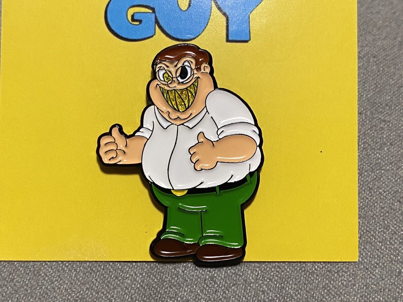Pinzcity Peter Griffin Scare Bear Hat Pin Limited Edition Family Guy Full Body