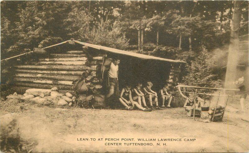 Artvue Center Tuftenboro  New Hampshire 1930s Perch Point Lawrence Camp 7144