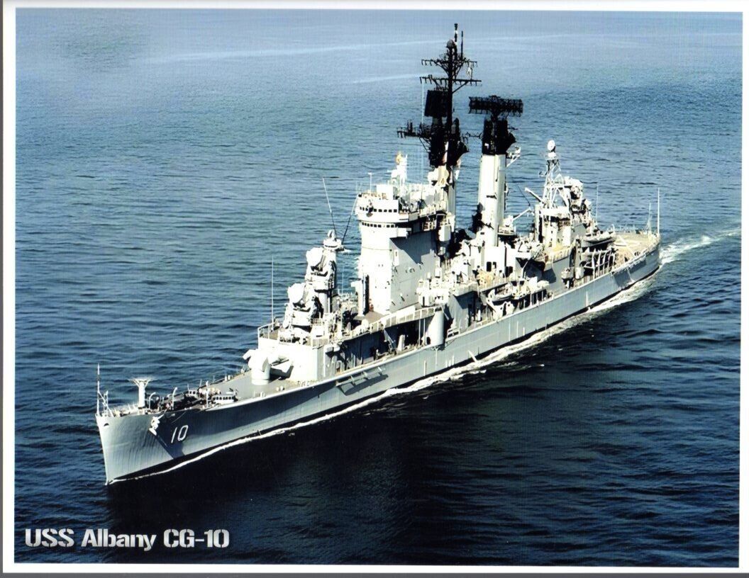 USS Albany 10 (#5) - Navy Ship 8x11 Inch Reprint