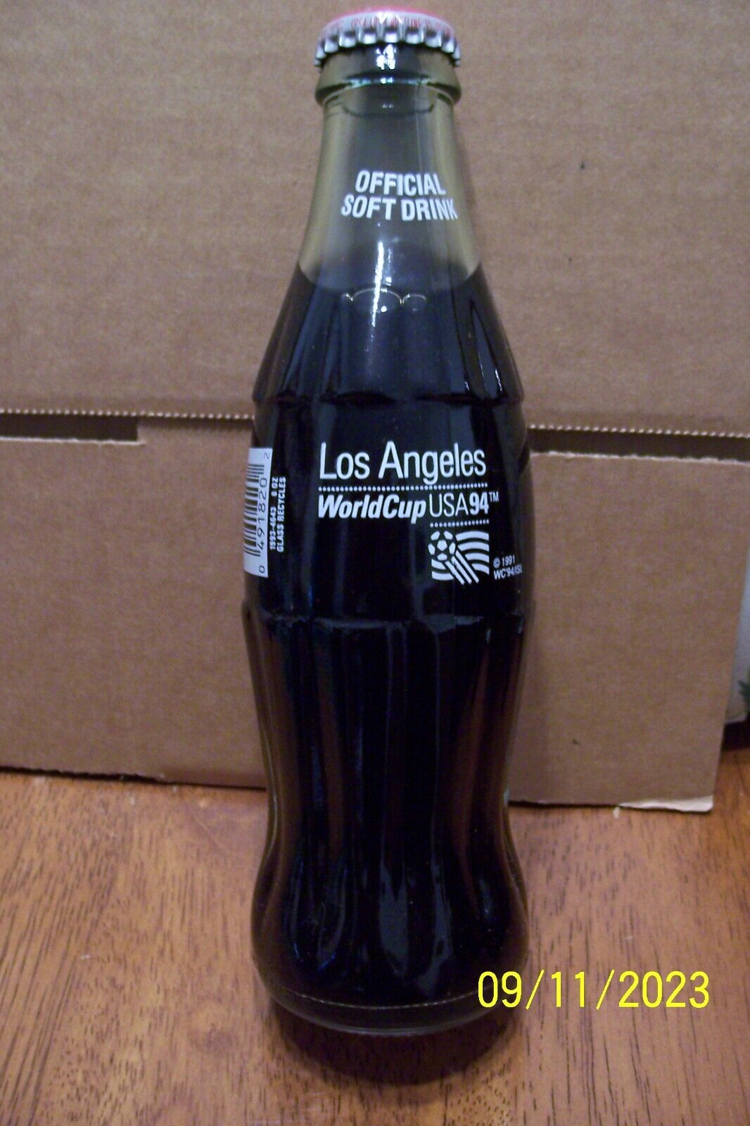 World Cup 1994 Los Angeles - Unopened Coca-Cola Bottle