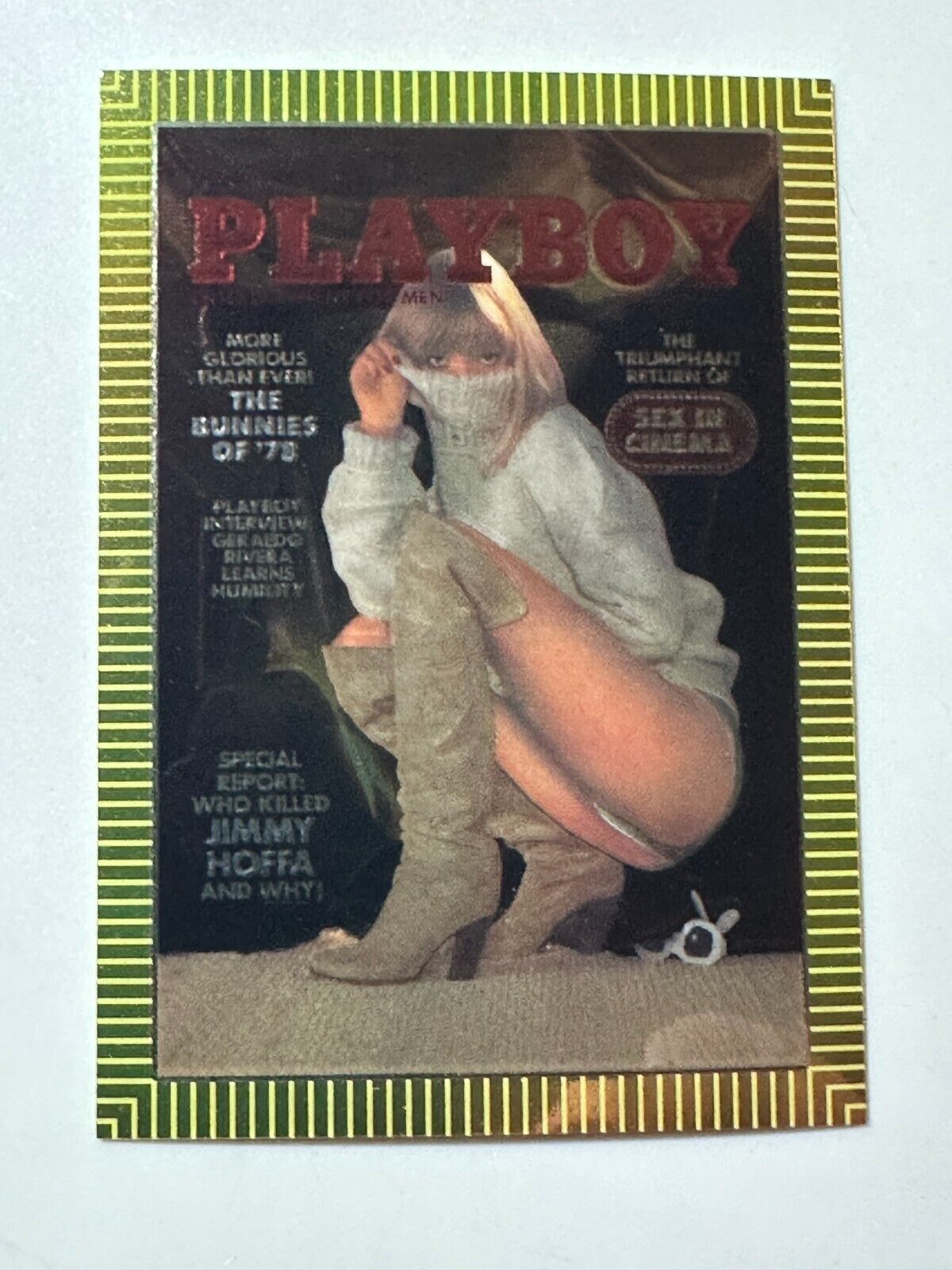 1995 Sports Time Playboy Cover Chromium #256 November 1978 Monique St. Pierre