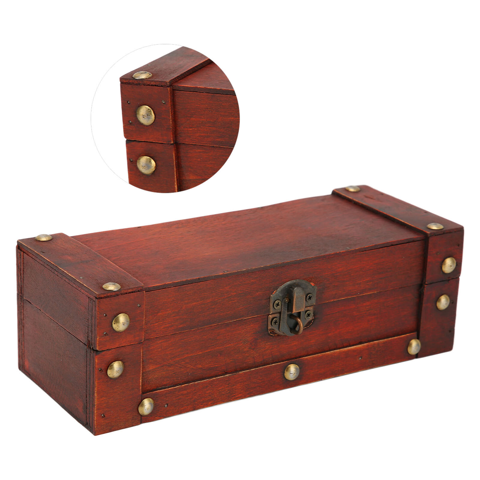 Exquisite Storage Box Necklace Jewelry Vintage Storage Box Wooden Case For H