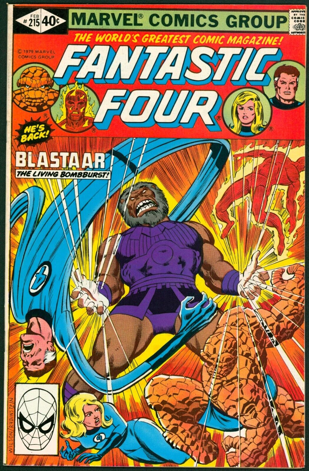 Fantastic Four 215 NM- 9.2 Marvel 1980