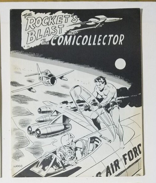 SCARCE~ RBCC #54 Wally Wood Cover 1966 Rocket\'s Blast Comicollector Fanzine