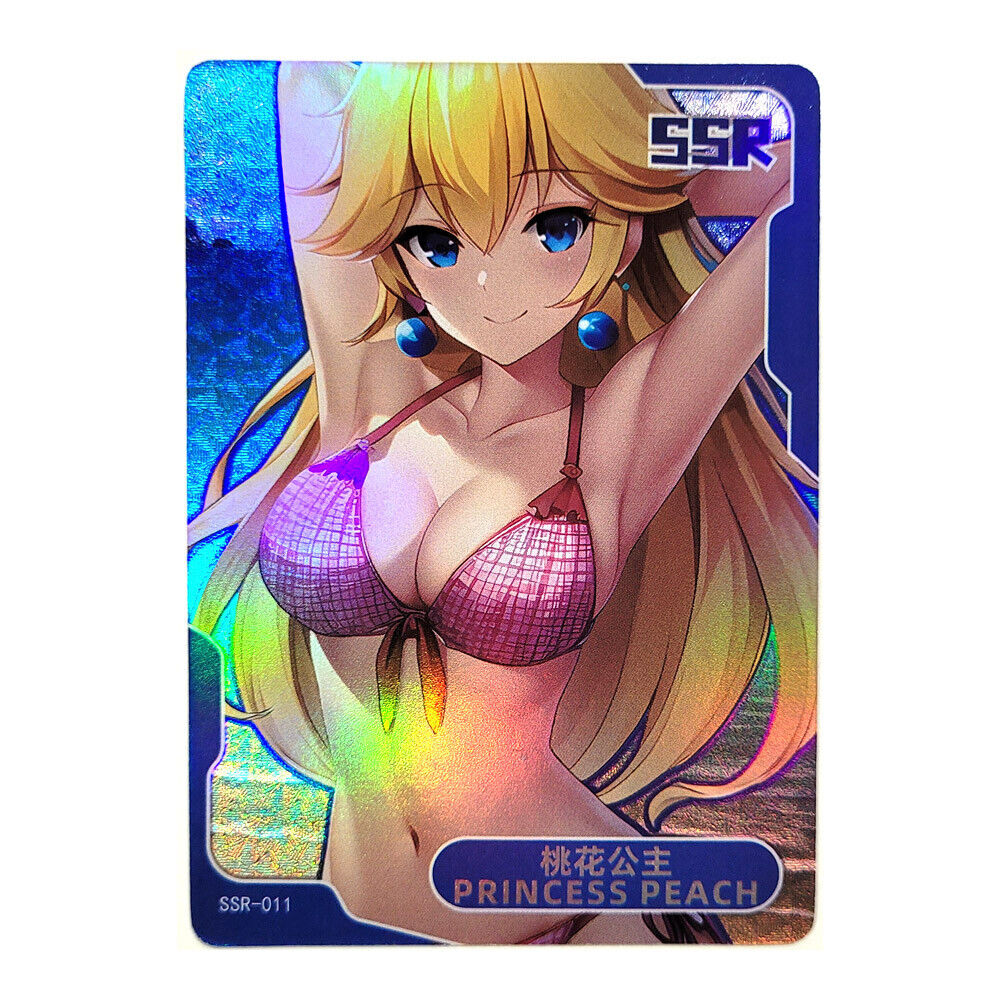 Senpai Goddess Haven 4 Story Holo Card SSR 011 - Super Mario Princess Peach