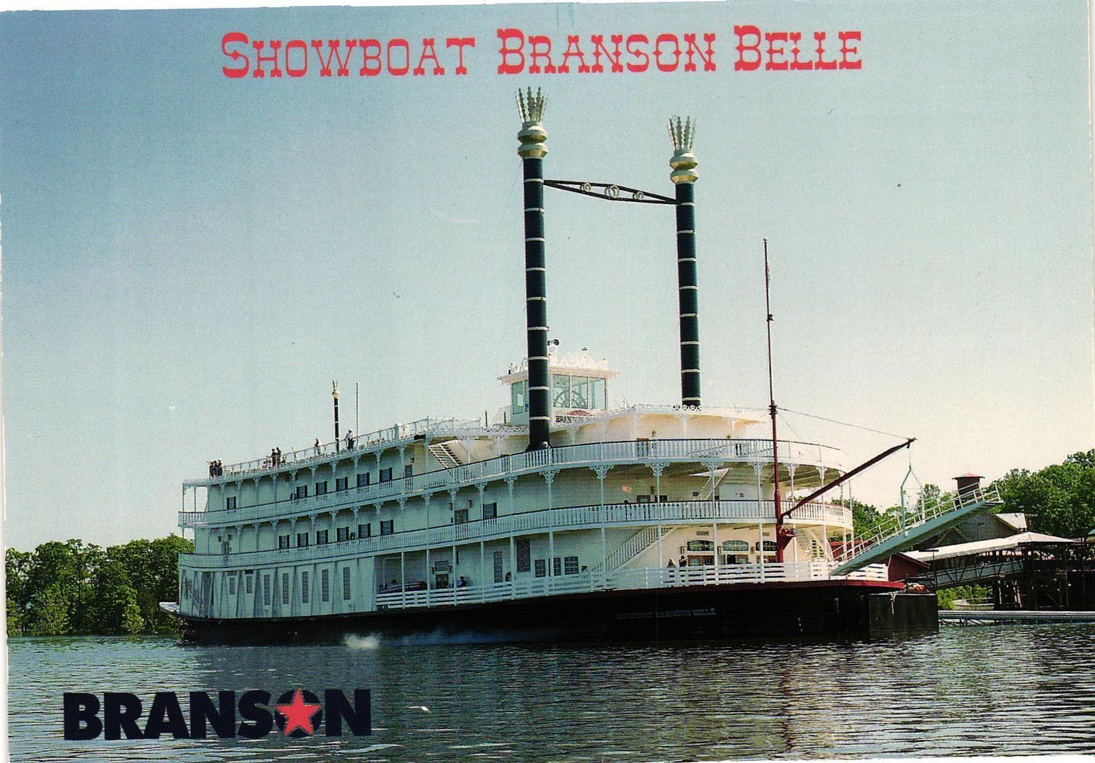 Vintage Postcard 4x6- Showboat Branson Belle