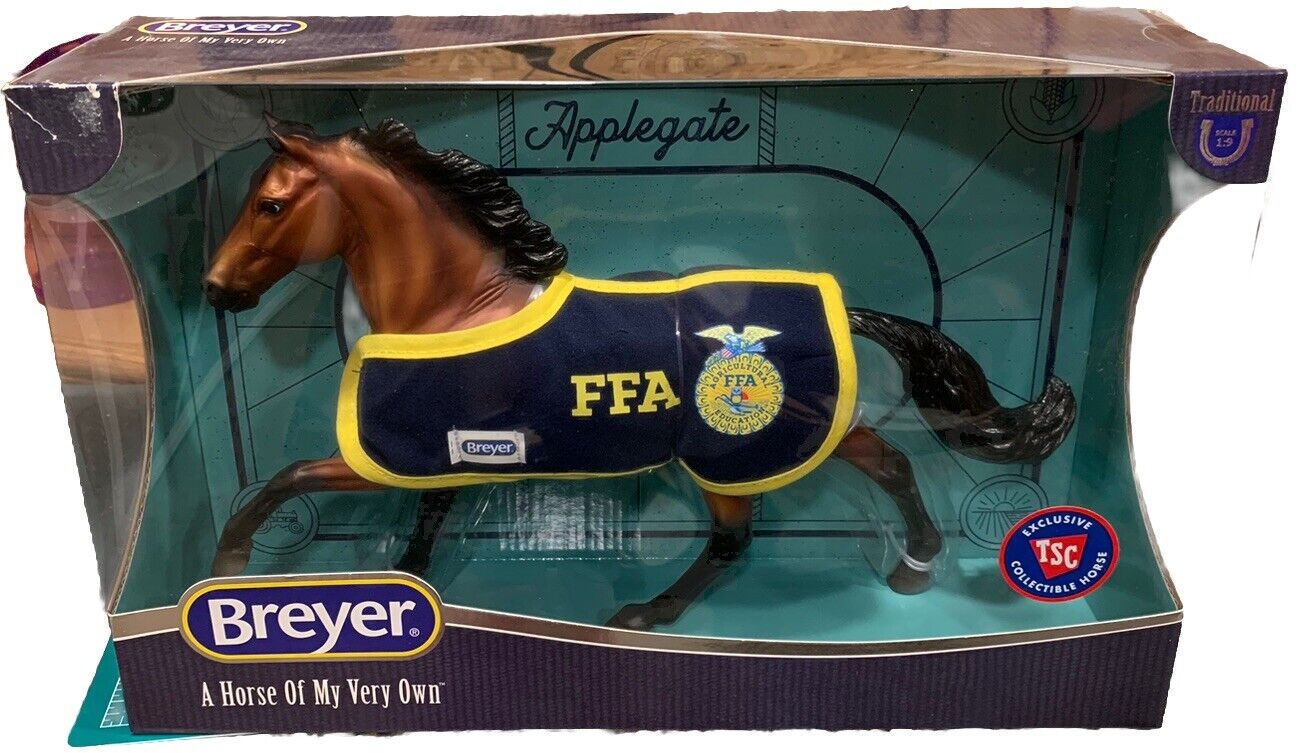 Applegate Breyer Bay Flash Model Horse W/ FFA Blanket TSC Exclusive NIB