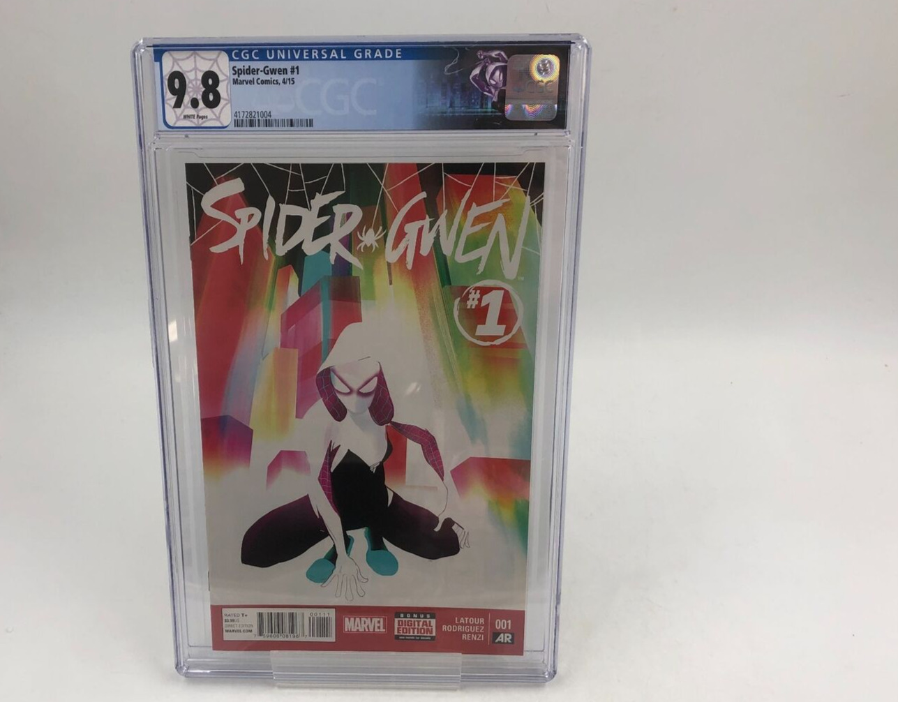 Spider-Gwen #1 CGC 9.8 1st Print Spider-Gwen Custom Label Marvel 2015