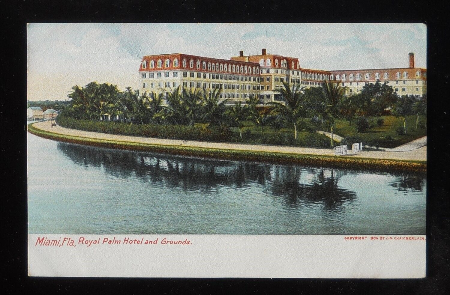 1906 Royal Palm Hotel and Grounds Miami FL Dade Co Postcard Florida