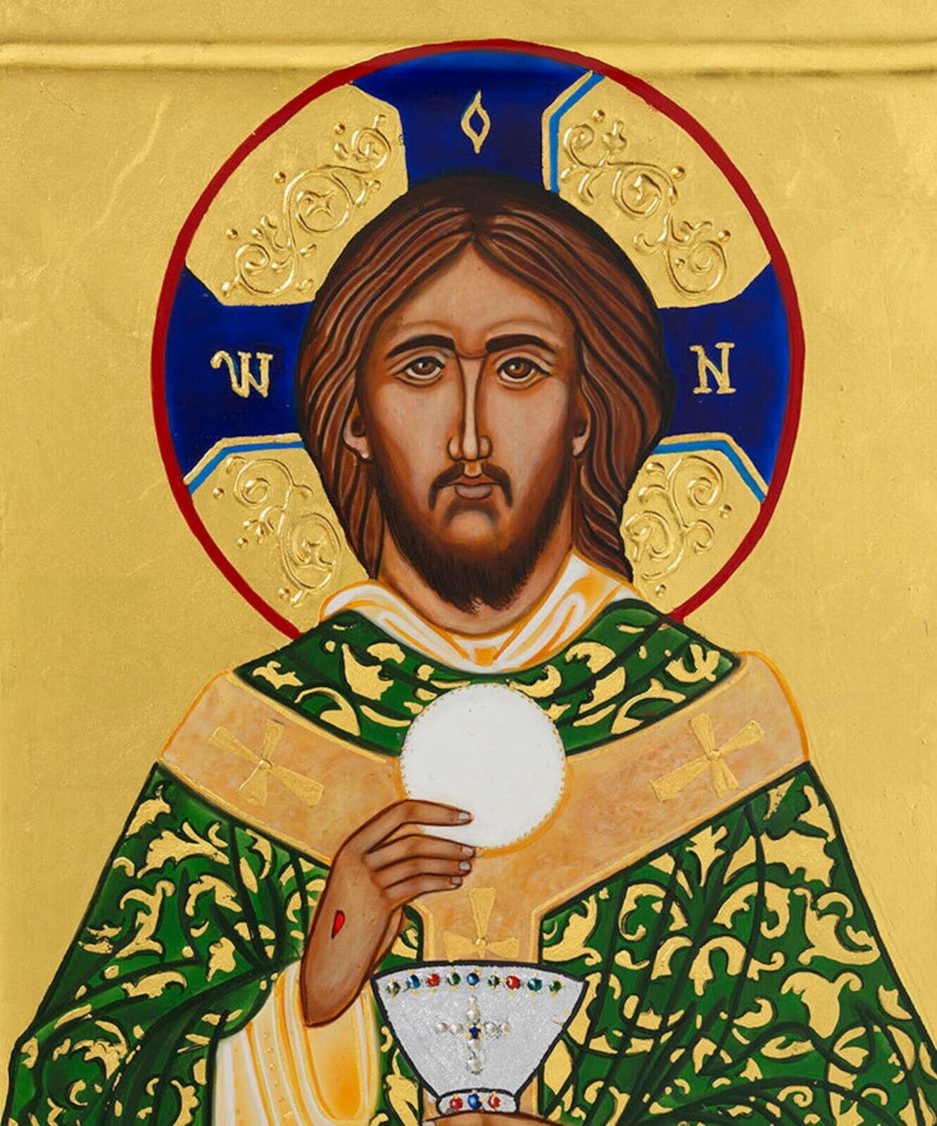 CHRIST THE ETERNAL HIGH PRIEST Icon 8 x 10 Glossy print