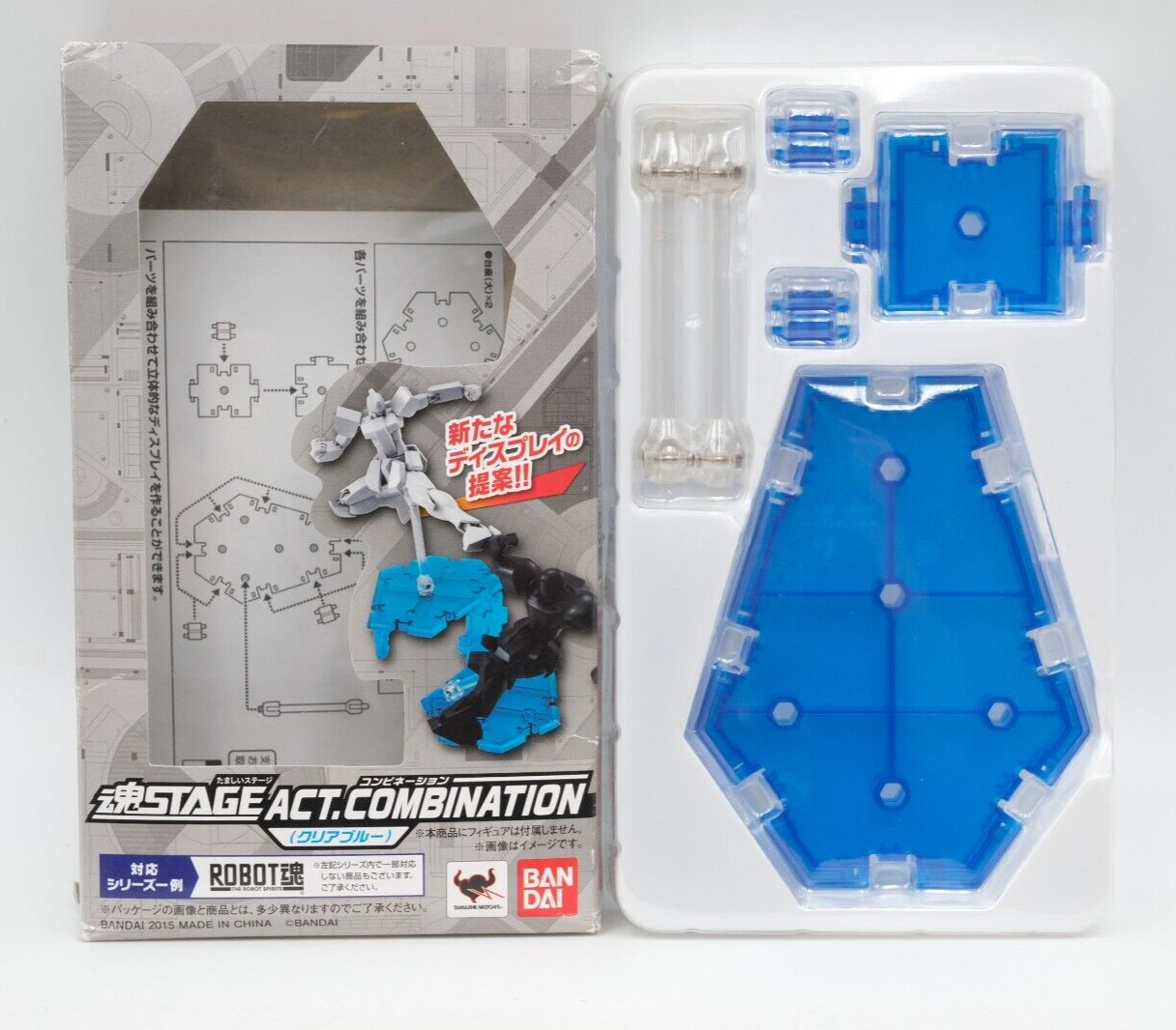Bandai Tamashii Stage Act.Combination Clear Blue Robot Sprits