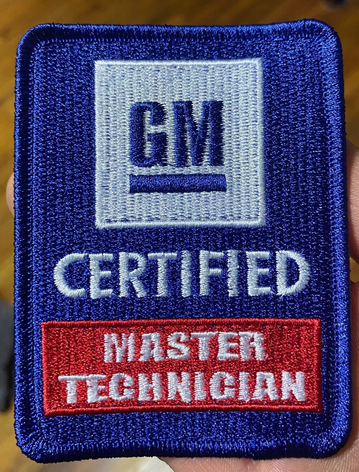 GM MASTER TECHNICIAN PATCH Iron on