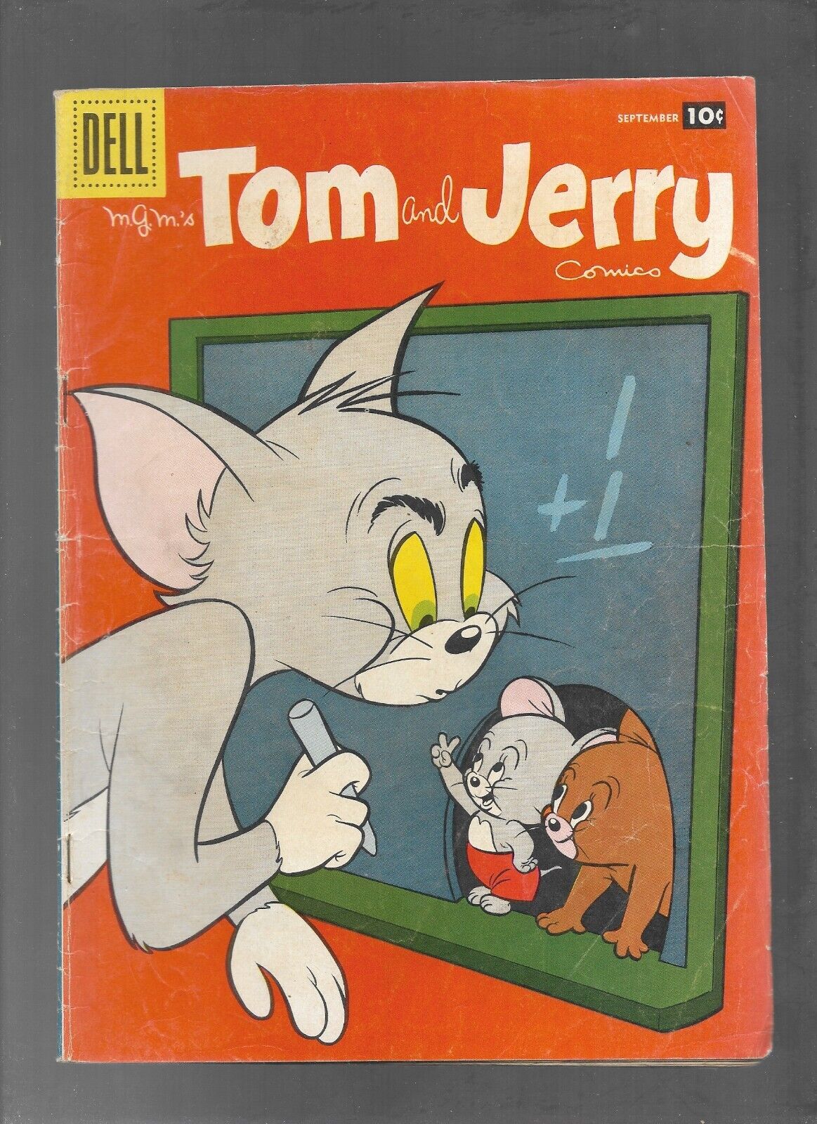 TOM AND JERRY #158 SEPT.1957 DELL COMICS Spike & Tyke Barney Bear