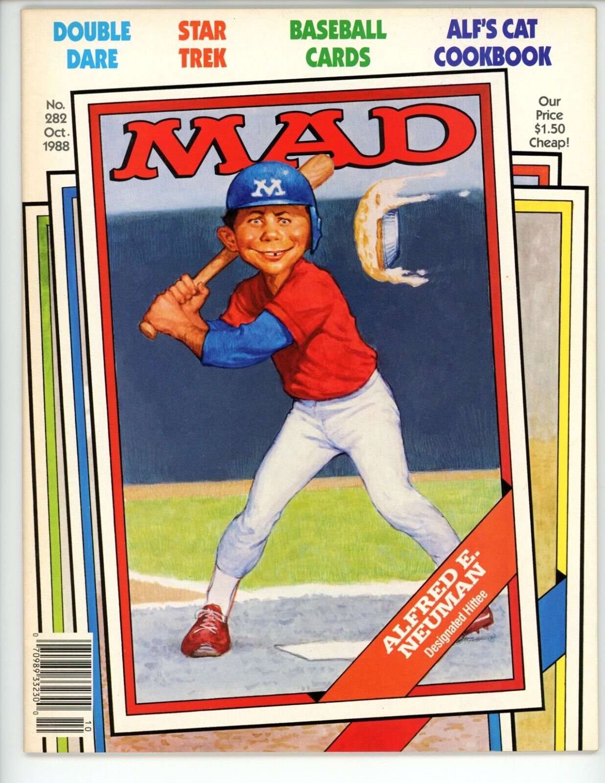 Mad #282 1988 VF+ Baseball Frank Jacobs Richard Williams EC Alfred Comic