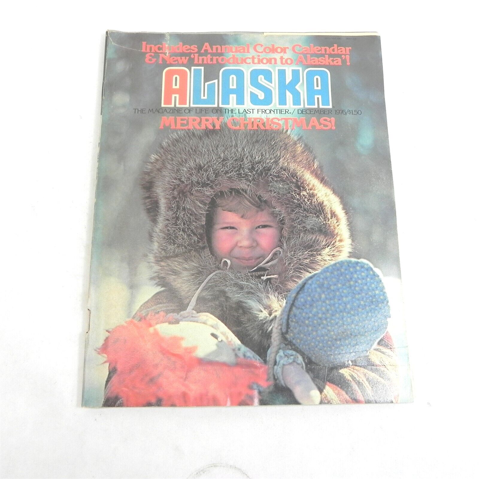 VINTAGE DECEMBER 1975 ALASKA MAGAZINE LIFESTYLE HISTORY SINGLE ISSUE FRONTIER 
