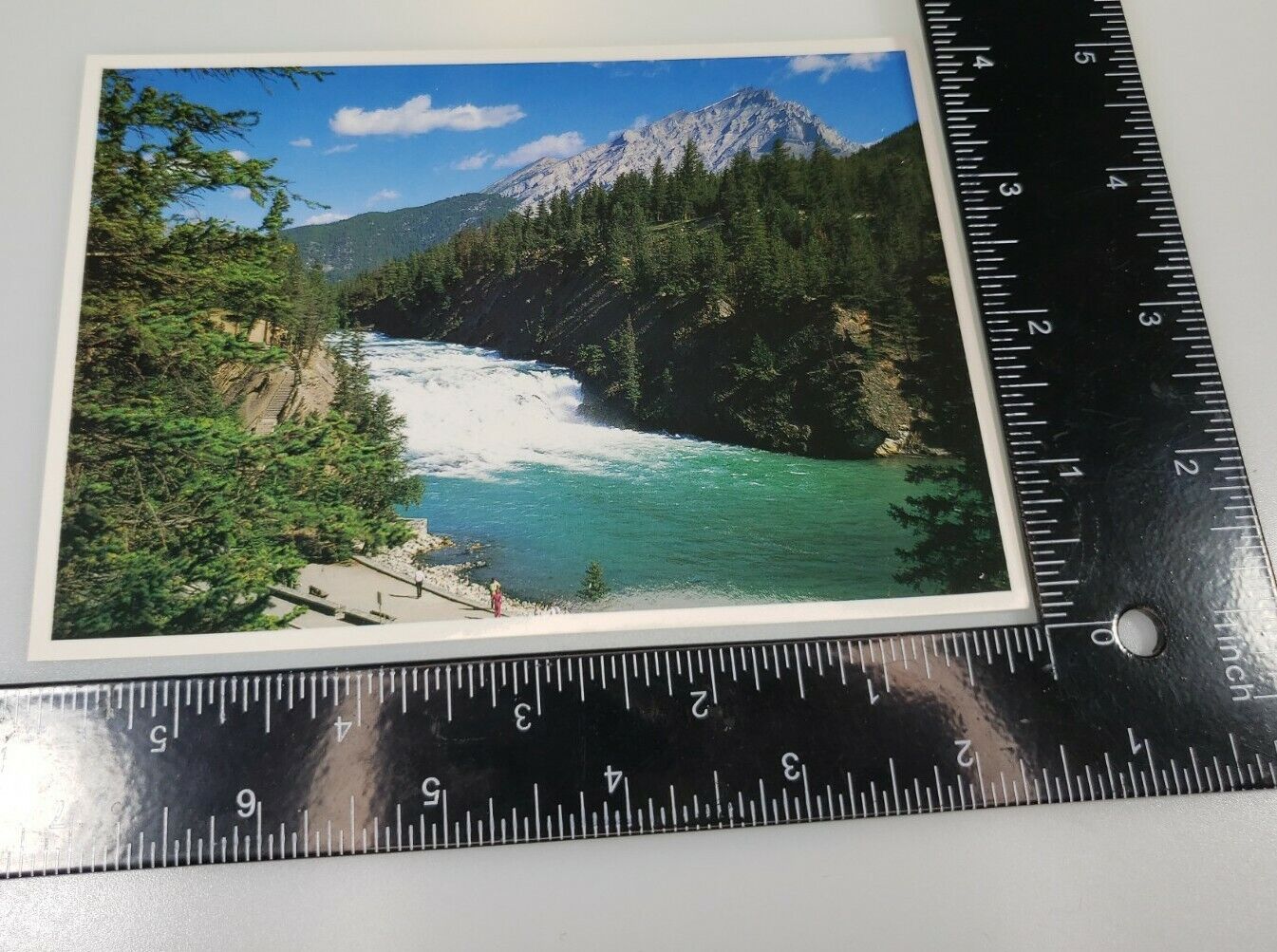 Postcard Banff and the Bow Falls - 