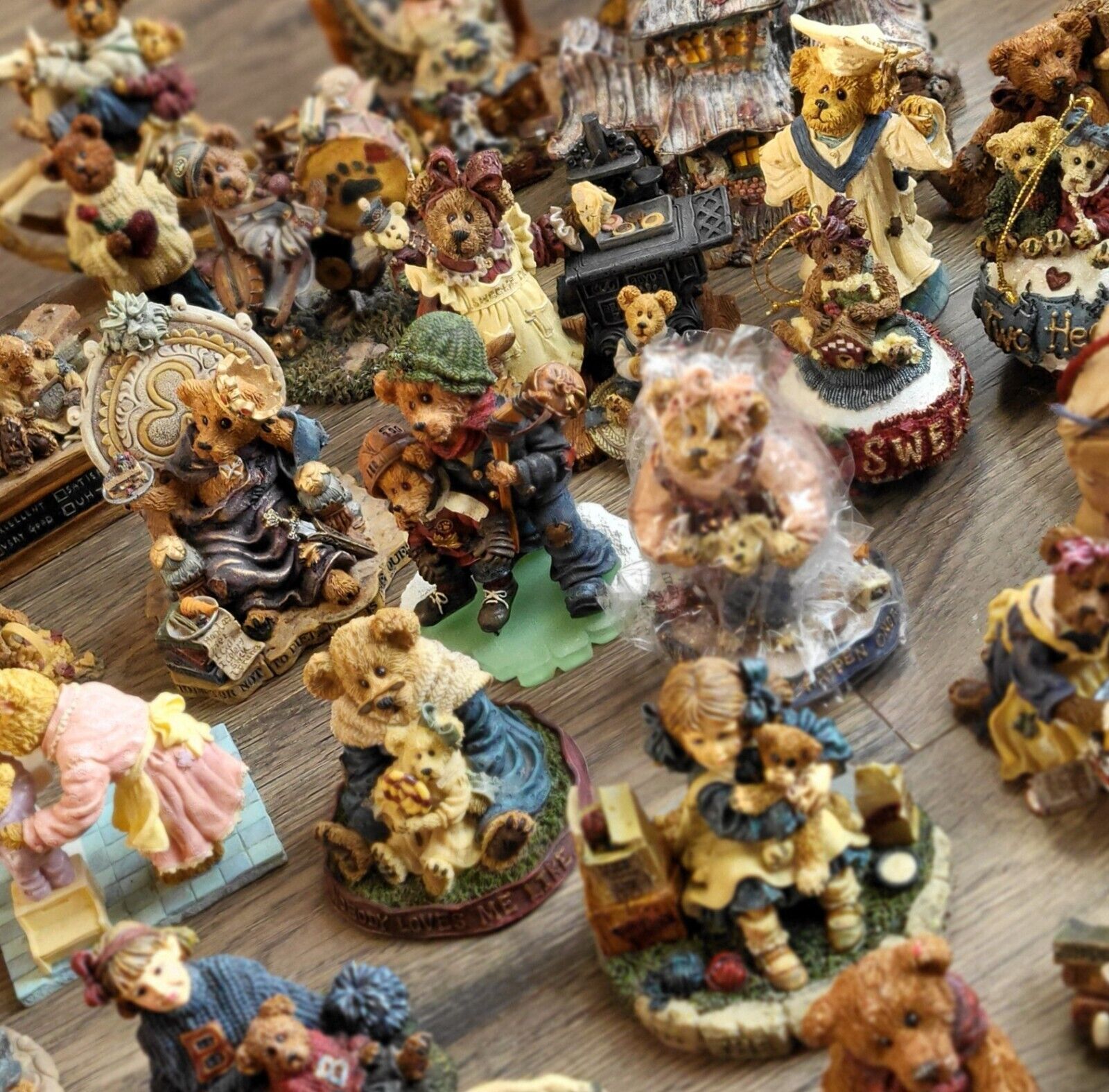 Boyds Bears & Friends Lot of 36 Resin Figures -Various-Musical-Ornaments & More