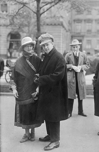 Isadora Duncan young husband Russian poet Serge Yessenin Unter - 1922 Old Photo