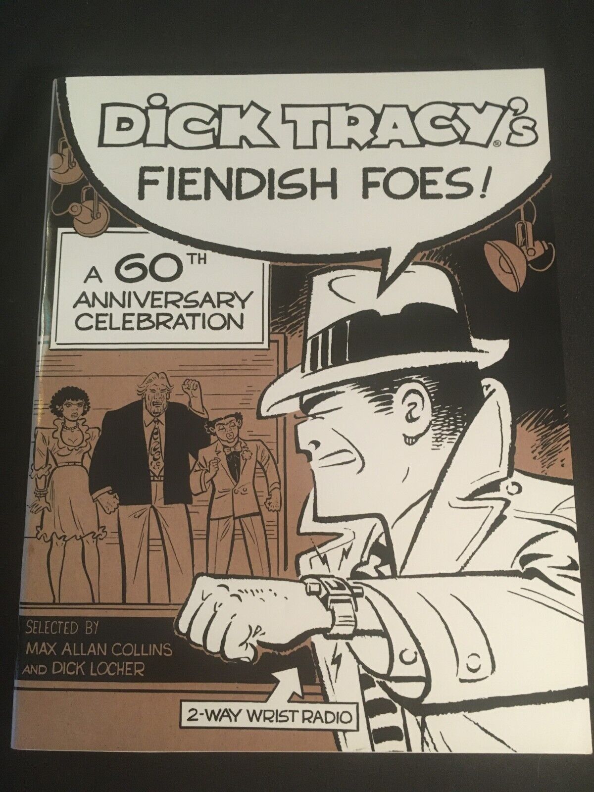 DICK TRACY\'S FIENDISH FOES by Max Allan Collins & Dick Locher, Softcover, 1991