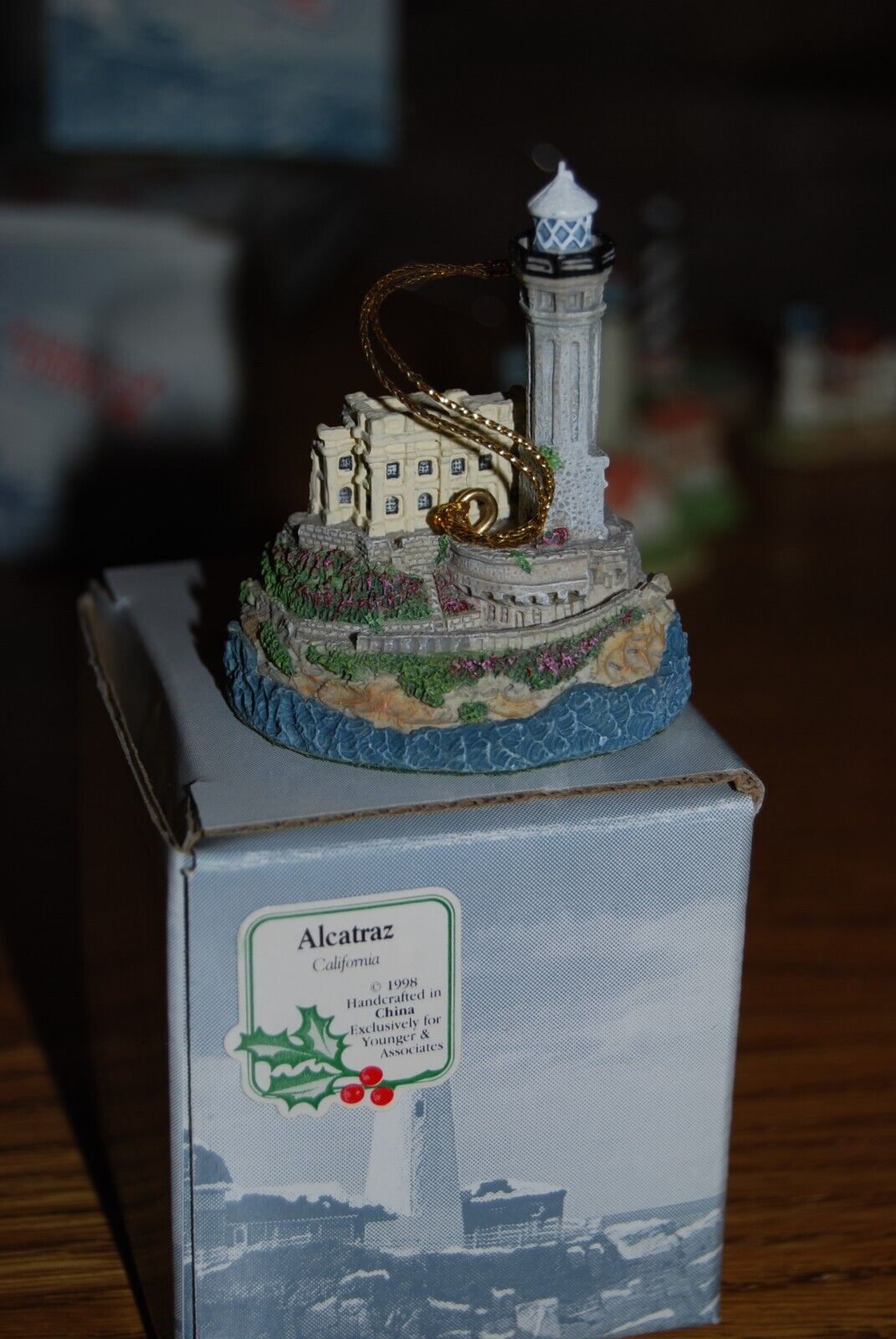 Harbour Lights Lighthouse Christmas ornament - ALCATRAZ California