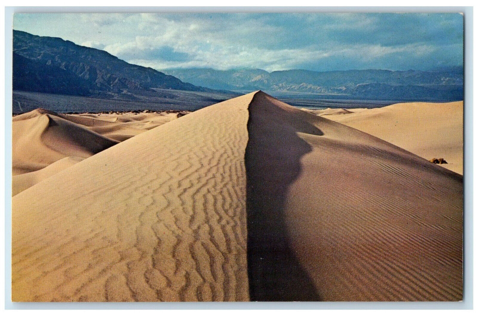 c1960\'s San Dunes Near Stovepipe Wells in Death Valley California CA Postcard