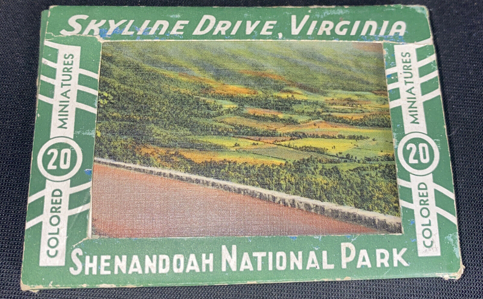 Shenandoah National Park, Colored Miniatures,20 Cards
