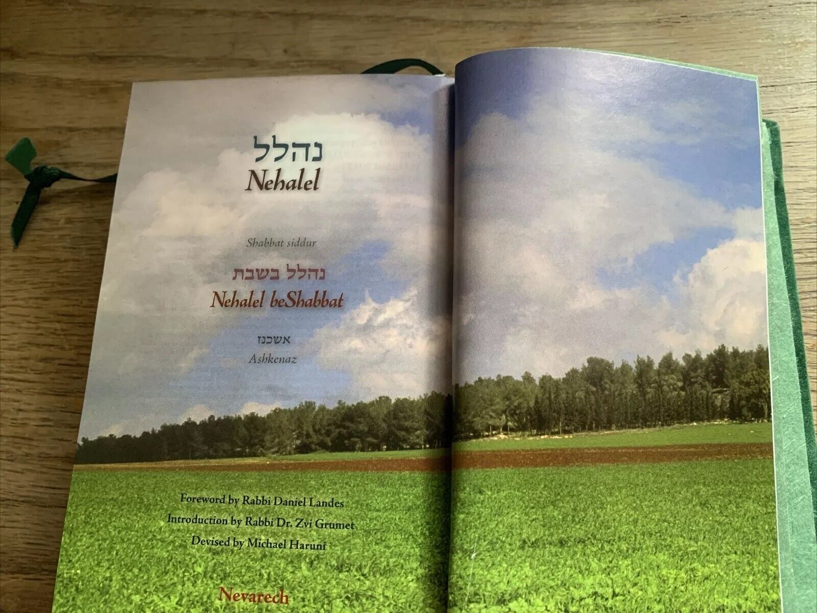 Jewish Prayerbook English- Hebrew midsize Nehalel Shabbat siddur+ Nice Pictures