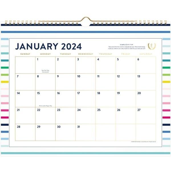 2024 Simplified by Emily Ley for AT-A-GLANCE® Monthly Wall Calendar, 15\